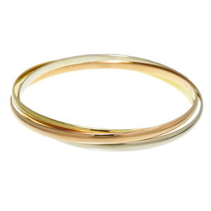 Cartier Trinity Bangle Bracelet Jewelry Yellow Gold